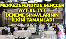 Merkezefendi'de gençler AYT ve TYT deneme sınavlarının ilkini tamamladı