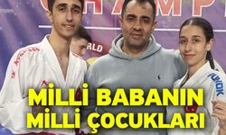 Milli antrenör Zekai Doruk'un çocukları milli olmanın gurunu yaşadı