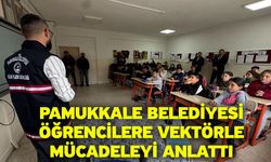 Pamukkale Belediyesi Öğrencilere Vektörle Mücadeleyi Anlattı