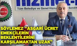 Söylemez “Asgari ücret emekçilerin beklentilerini karşılamaktan uzak”