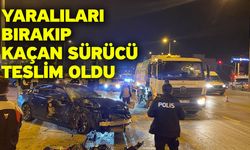 Yaralıları bırakıp kaçan sürücü teslim oldu