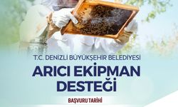 Denizli Büyükşehir Belediyesi’nden arıcılara ekipman desteği