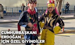 Cumhurbaşkanı Erdoğan için özel giyindiler