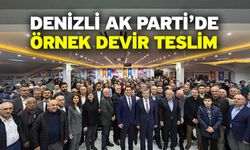 Denizli AK Parti’de örnek devir teslim