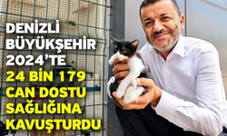 Denizli Büyükşehir 2024’te 24 Bin 179 Can Dostu Sağlığına Kavuşturdu