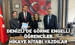 Denizli'de Görme Engelli Öğrenciler Hikaye Kitabı Yazdılar