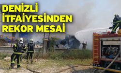 Denizli İtfaiyesinden Rekor Mesai: 7.497 Olayda Hayat Kurtardılar