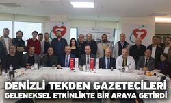 Denizli Tekden gazetecileri geleneksel etkinlikte bir araya getirdi