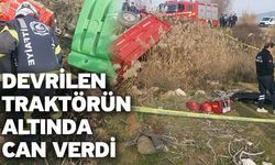 Devrilen Traktörün Altında Can Verdi