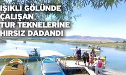 Işıklı Gölünde çalışan tur teknelerine hırsız dadandı