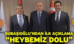 Subaşıoğlu’ndan ilk açıklama; “Heybemiz dolu…”