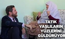 Tatık yaşlıların yüzlerini güldürüyor