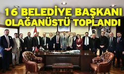 Denizli’de 16 Belediye Başkanı Olağanüstü Toplandı
