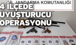 4 İlçede Uyuşturucu Operasyonu
