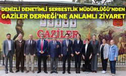 Denizli Denetimli Serbestlik Müdürlüğü’nden Gaziler Derneği’ne Anlamlı Ziyaret