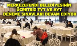 Merkezefendi Belediyesinin ücretsiz TYT ve AYT deneme sınavları devam ediyor