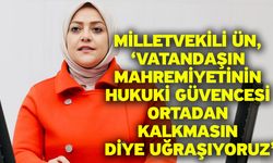 Milletvekili Ün, ‘Vatandaşın mahremiyetinin hukuki güvencesi ortadan kalkmasın diye uğraşıyoruz’