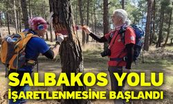 Salbakos Yolu işaretlenmesine başlandı