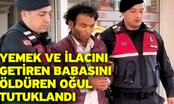 Yemek ve ilacını getiren babasını öldüren oğul tutuklandı