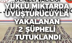 Yüklü miktarda uyuşturucuyla yakalanan 2 şüpheli tutuklandı