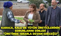 Karaca, Kale’de Tütün Üreticilerinin Sorunlarını Dinledi: "Üretimde Israrla Devam Edeceğiz"