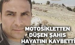 Motosikletten düşen şahıs hayatını kaybetti