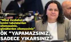 Ök “Yapamazsınız, sadece yıkarsınız”