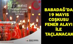 Babadağ’da 19 Mayıs Coşkusu Fener Alayı ile Taçlanacak