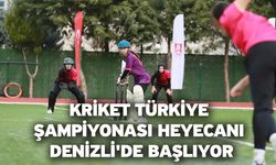 Kriket Türkiye Şampiyonası heyecanı Denizli'de başlıyor