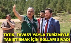 Tatık, Tavas'ı yayla turizmiyle tanıştırmak için kolları sıvadı
