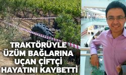 Traktörüyle üzüm bağlarına uçan çiftçi hayatını kaybetti