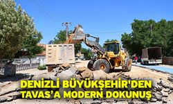 Denizli Büyükşehir, Tavas’ta kapsamlı yol düzenlemesine başladı