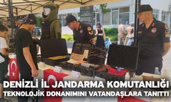 Denizli İl Jandarma Komutanlığı teknolojik donanımını vatandaşlara tanıttı