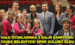 Halk oyunlarında 3 dalın şampiyonu Tavas Belediyesi Spor Kulübü oldu