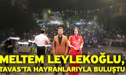 Meltem Leylekoğlu, Tavas'ta hayranlarıyla buluştu