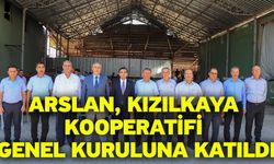 Arslan, Kızılkaya Kooperatifi genel kuruluna katıldı