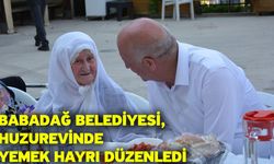 Babadağ Belediyesi, Huzurevinde Yemek Hayrı Düzenledi