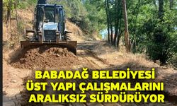 Babadağ Belediyesi üst yapı çalışmalarını aralıksız sürdürüyor