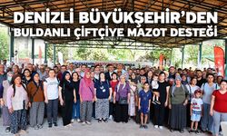 Denizli Büyükşehir’den Buldanlı çiftçiye mazot desteği
