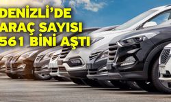 Denizli’de Araç Sayısı 561 Bini Aştı