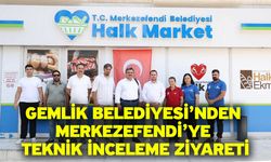 Gemlik Belediyesi’nden Merkezefendi’ye Teknik İnceleme Ziyareti