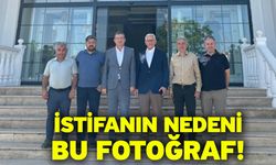 İstifanın nedeni bu fotoğraf!
