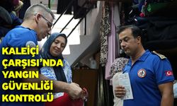 İtfaiye ekipleri tarihi çarşıda yangın güvenliğini anlattı