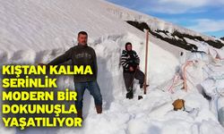 Kıştan kalma serinlik modern bir dokunuşla yaşatılıyor