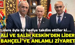 Ali Ve Salih Keskin’den Lider Bahçeli’ye Anlamlı Ziyaret