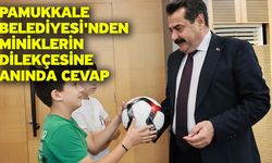 Pamukkale Belediyesi'nden Miniklerin Dilekçesine Anında Cevap