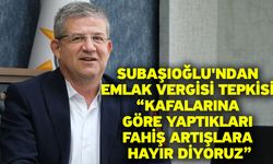 Subaşıoğlu'ndan Emlak Vergisi Tepkisi: “Kafalarına Göre Yaptıkları Fahiş Artışlara Hayır Diyoruz”