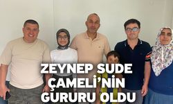Çameli’nin gururu Zeynep Sude Öz’e okul müdüründen anlamlı ziyaret