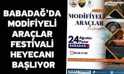 Babadağ’da Modifiyeli Araçlar Festivali Heyecanı Başlıyor