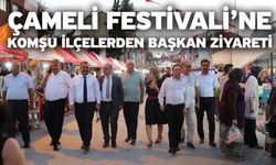Çameli Festivali’ne Komşu İlçelerden Başkan Ziyareti